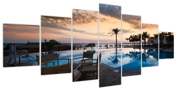 Obraz - Resort u moře (210x100 cm)