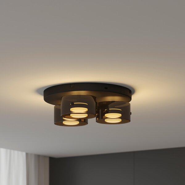 STROPNÍ LED SVÍTIDLO, 41/12 cm Novel - Stropní svítidla