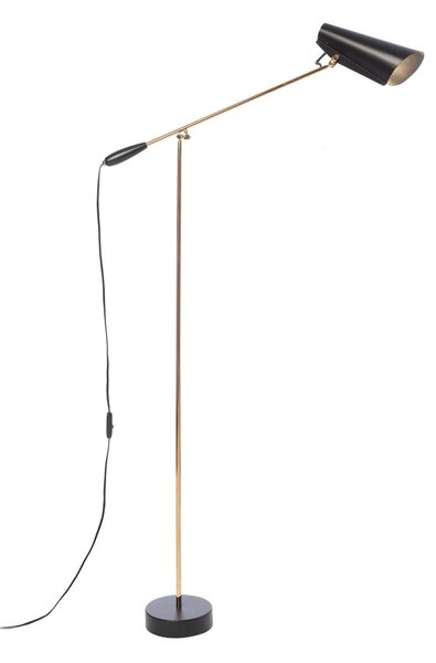 Stojací Lampa Northern, BIRDY, Černá, Obývací pokoj, Kov, Design