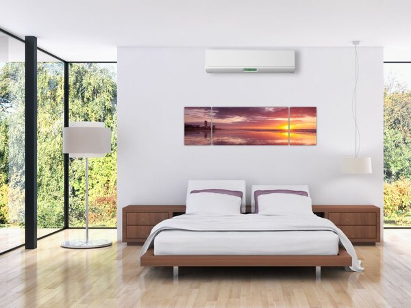Obraz - Pláž při západu slunce (170x50 cm)