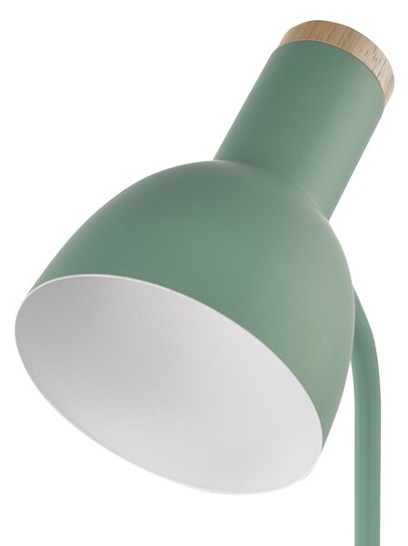 Stolní lampa POPPY zelená/přírodní
