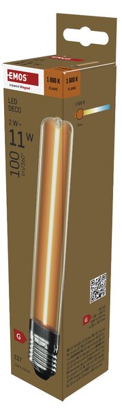 Dekorativní LED žárovka Z5AI01 E27, 2W, teplá bílá, hnědá