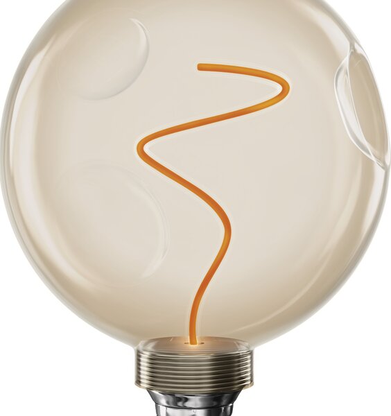 Dekorativní LED žárovka Z50B11 E27, 4,5W, teplá bílá, hnědá