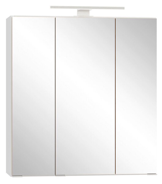 ZRCADLOVÁ SKŘÍŇKA, bílá, bílá, 60/64/20 cm Held - Koupelnové série, Online Only