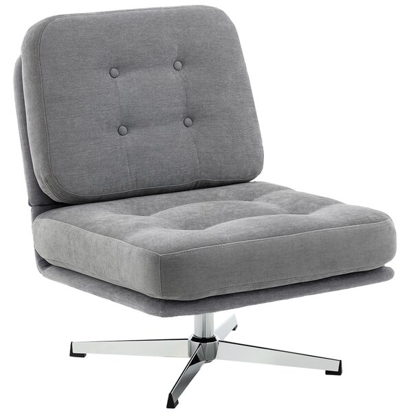 HOMCOM křeslo Otoné relaxaní křeslo s alounním v chenille stylu, vhodné pro sezení se zkíenýma nohama, svtle edé