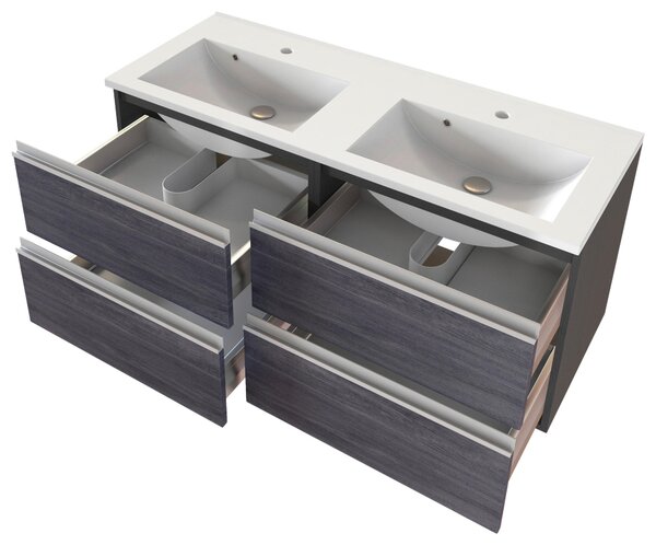 KOUPELNA barvy stříbra, barvy dubu Held, Online Only