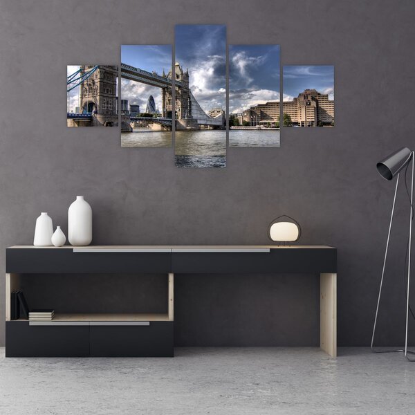 Obraz - Tower Bridge v Londýně (125x70 cm)