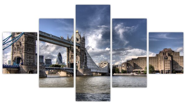 Obraz - Tower Bridge v Londýně (125x70 cm)