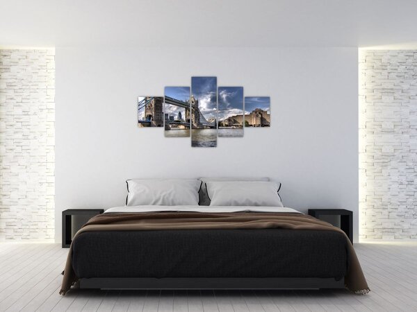 Obraz - Tower Bridge v Londýně (125x70 cm)