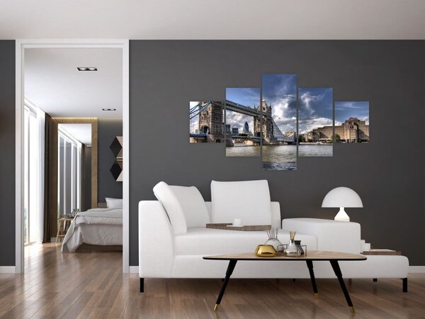 Obraz - Tower Bridge v Londýně (125x70 cm)