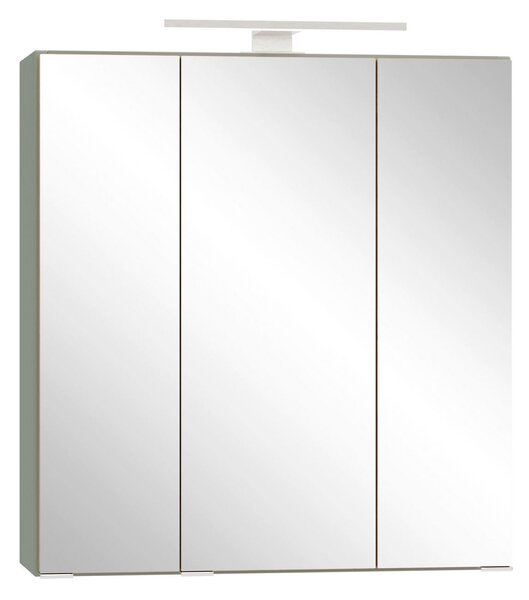 ZRCADLOVÁ SKŘÍŇKA, rákosová zelená, rákosová zelená, 60/64/20 cm Held - Koupelnové série, Online Only