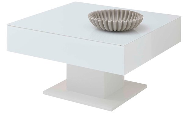 KONFERENČNÍ STOLEK, sklo, kompozitní dřevo, 75/75/42 cm MID.YOU - Konferenční stolky, Online Only
