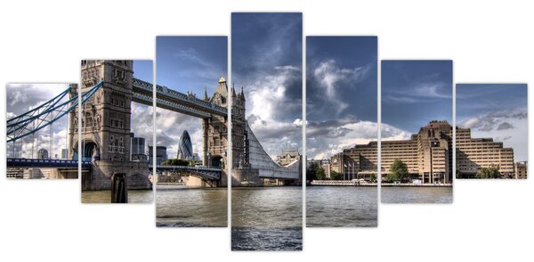 Obraz - Tower Bridge v Londýně (210x100 cm)
