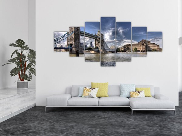 Obraz - Tower Bridge v Londýně (210x100 cm)