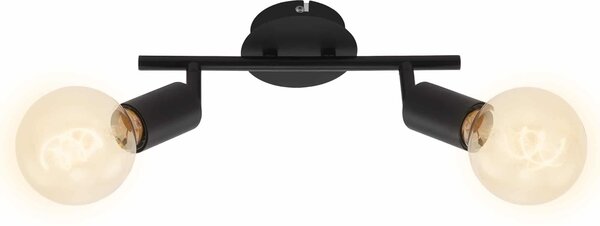BRI 2868-025 Bodové svítidlo 27,5 cm 2x E27 60W černá - BRILONER