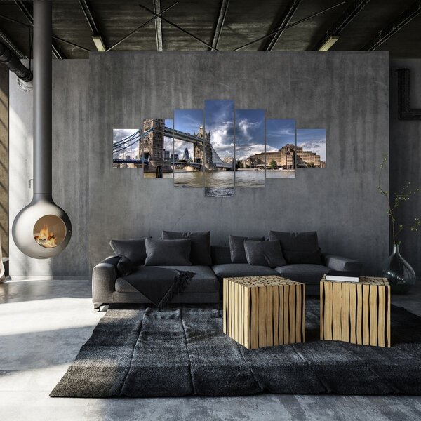 Obraz - Tower Bridge v Londýně (210x100 cm)