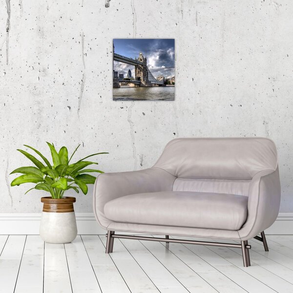 Obraz - Tower Bridge v Londýně (30x30 cm)