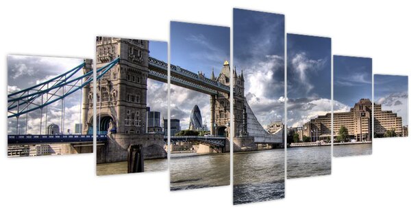 Obraz - Tower Bridge v Londýně (210x100 cm)