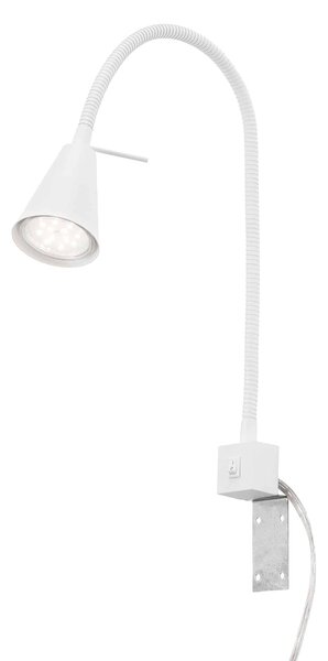 BRILONER Flexibilní nástěnné svítidlo 40,3 cm 1xGU10 5W 400lm bílé BRI 2080016