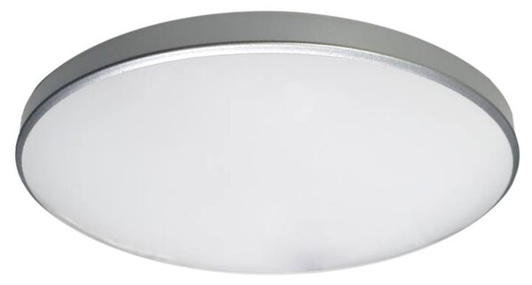 Stropní svítidlo ESLA bílá/stříbrná, průměr 25 cm