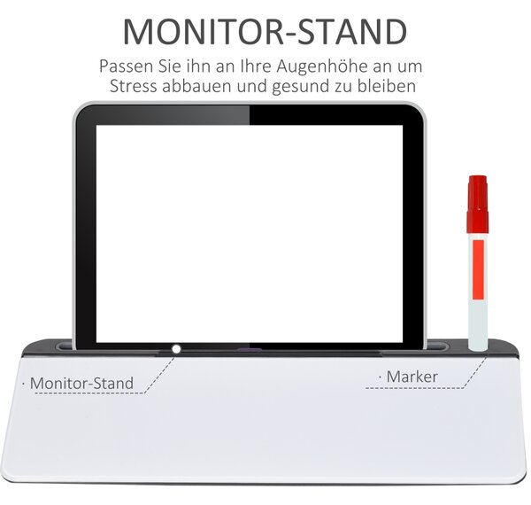 Poznámkový board se stojanem na mobil/tablet 923-041
