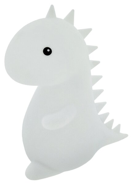 Dětská noční lampa DINO bílá