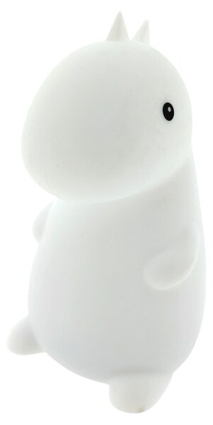Dětská noční lampa DINO bílá