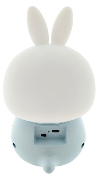 Dětská noční lampa BONNY bílá/modrá