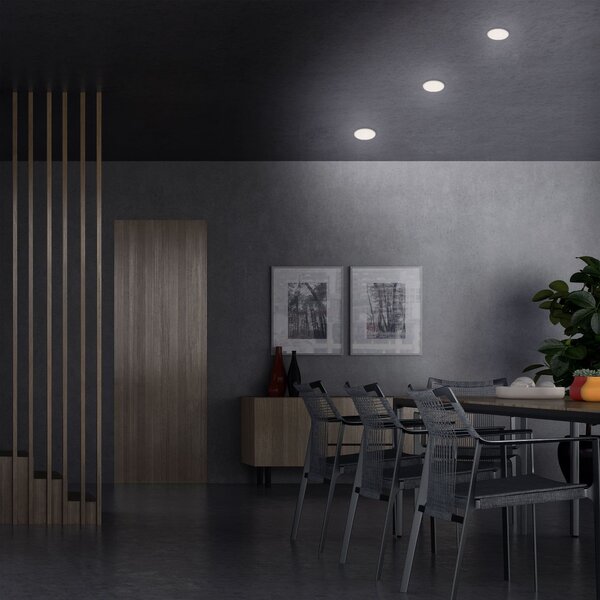 BRI 7061-436 3ks sada LED vestavné svítidlo, pr. 7,5 cm, 3 W, 350 lm, bílé - BRILONER