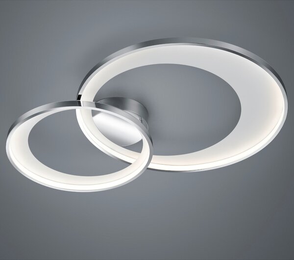 Stropní LED svítidlo GRANADA 2 chrom/bílá