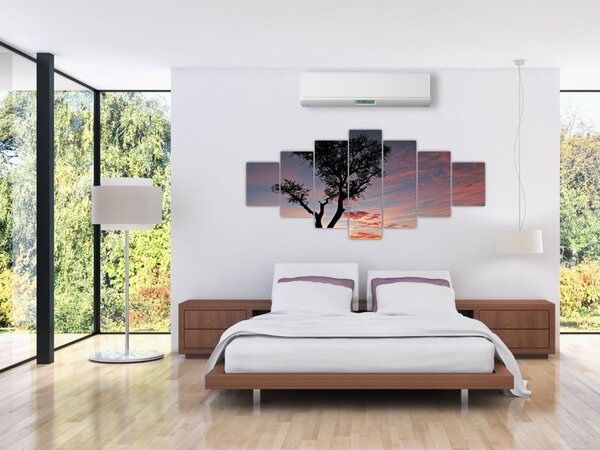 Obraz - Strom a červánky (210x100 cm)
