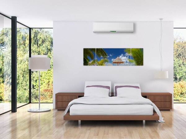 Obraz - Pláž s bílým pískem (170x50 cm)