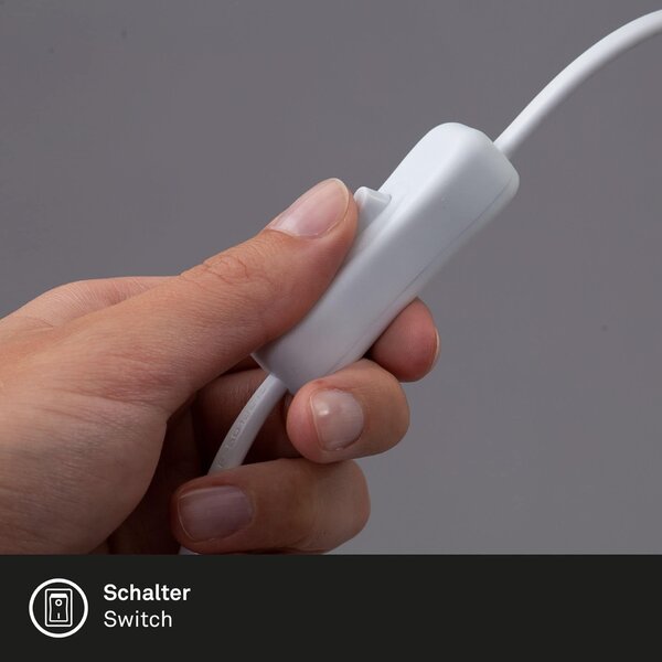 BRILONER Stolní lampa, 38,5 cm, 1x GU10, max. 9W, tyrkysová BRILO 7476010