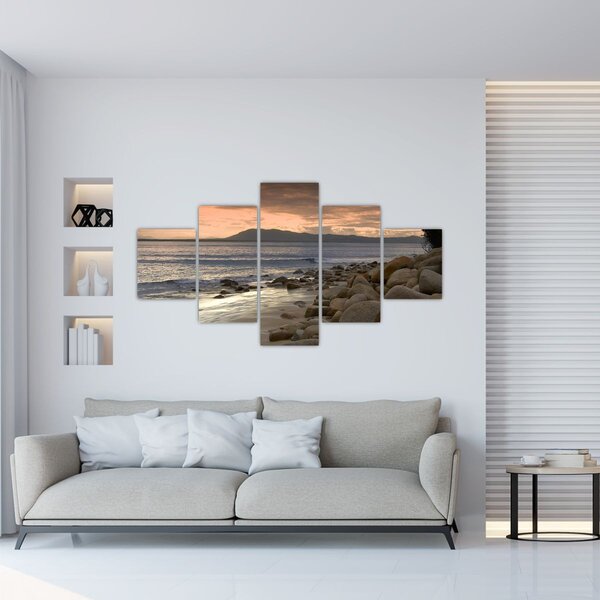 Obraz - Moře a hory (125x70 cm)
