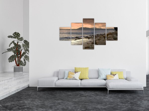 Obraz - Moře a hory (125x70 cm)
