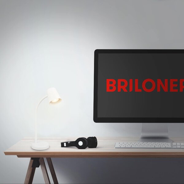 BRILONER Stolní lampa, 38,5 cm, 1x GU10, max. 9W, bílé BRILO 7476016