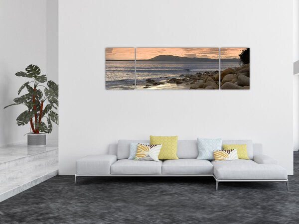 Obraz - Moře a hory (170x50 cm)