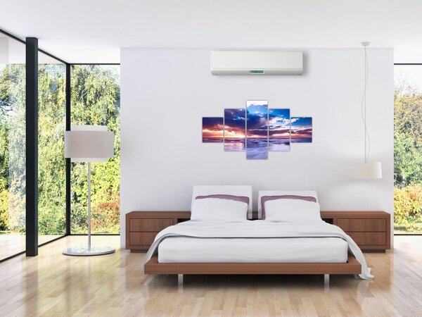Obraz - Západ slunce u moře (125x70 cm)