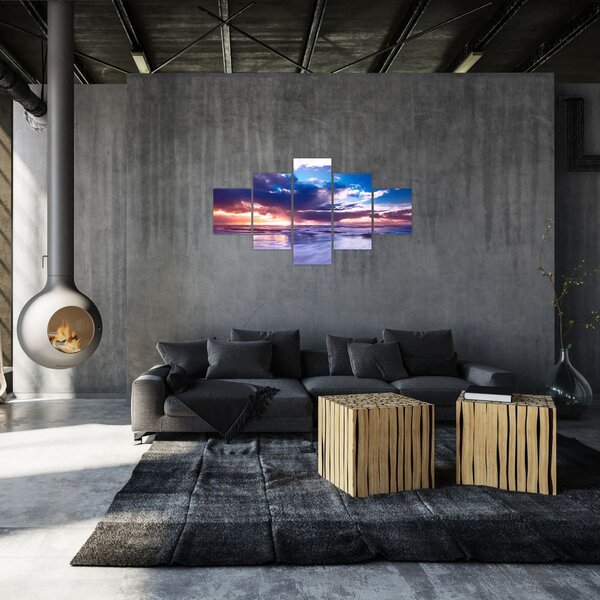 Obraz - Západ slunce u moře (125x70 cm)