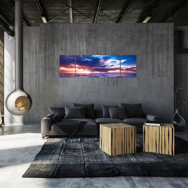 Obraz - Západ slunce u moře (170x50 cm)