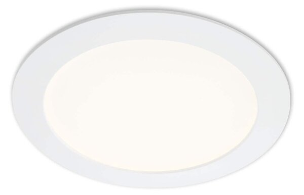 BRI 7286-016 LED vestavné svítidlo, pr. 17 cm, 12 W, bílé - BRILONER