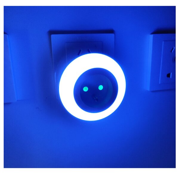 Noční lampa do zásuvky RNL 101 bílá