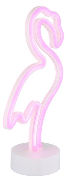 Stolní LED lampa PLAMEŇÁK bílá