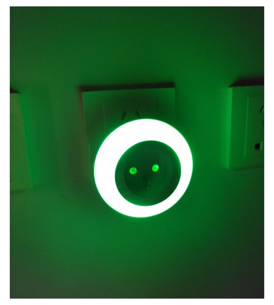 Noční lampa do zásuvky RNL 101 bílá