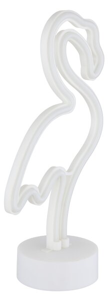 Stolní LED lampa PLAMEŇÁK bílá