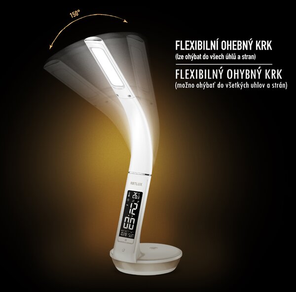 Stolní lampa QI černá