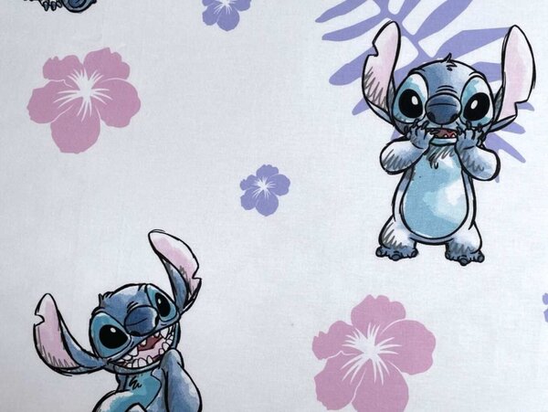 Jerry Fabrics Prostěradlo Lilo and Stitch 90x200x25 cm