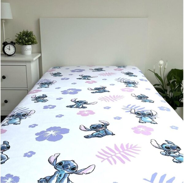 Jerry Fabrics Prostěradlo Lilo and Stitch 90x200x25 cm