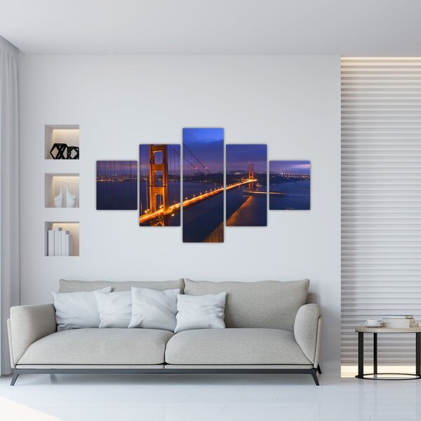 Obraz - Golden Gate Bridge (125x70 cm)