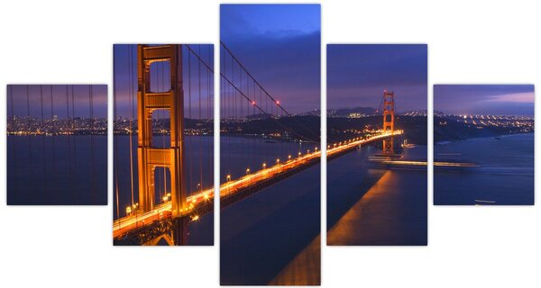 Obraz - Golden Gate Bridge (125x70 cm)